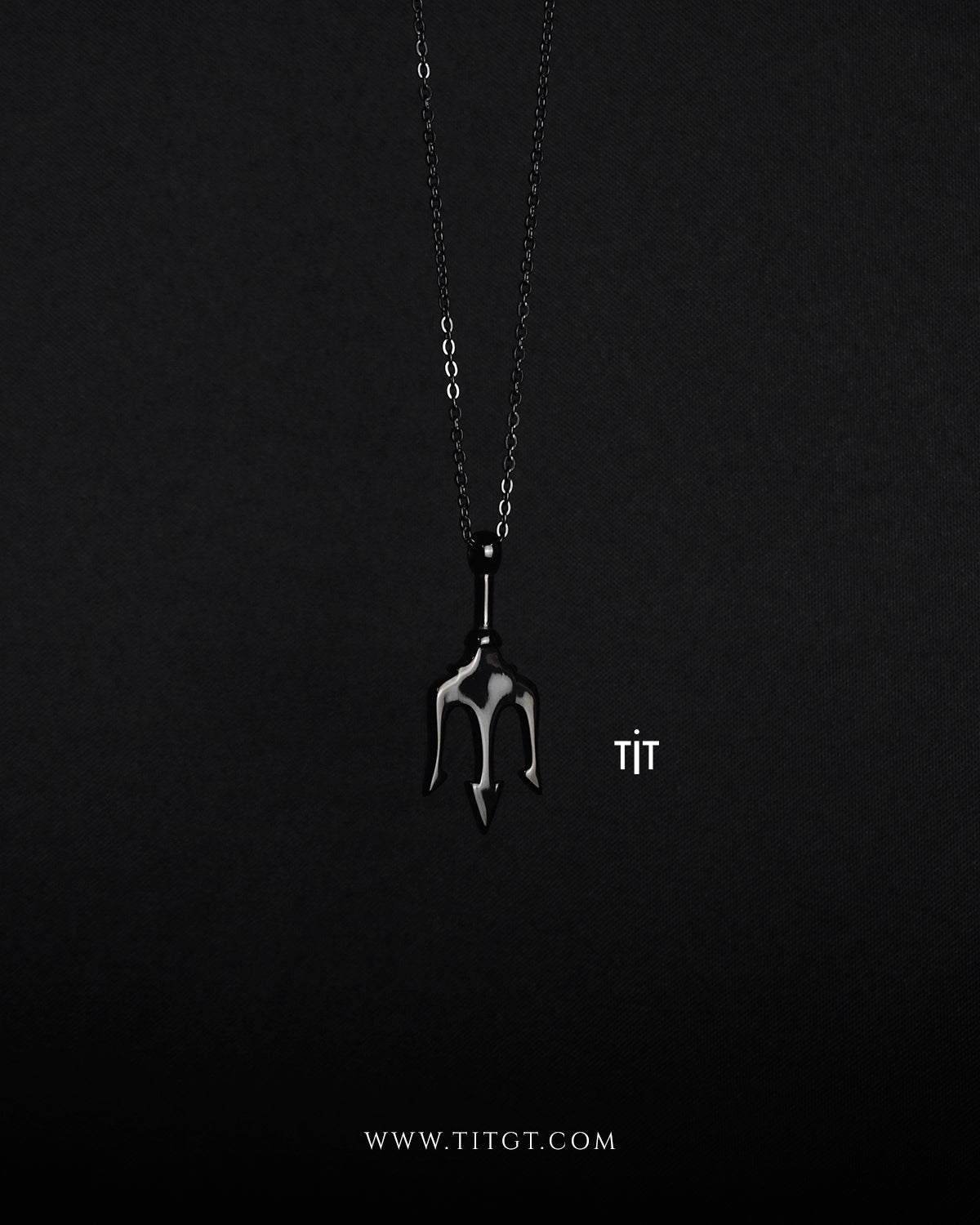 Collar Tridente Negro