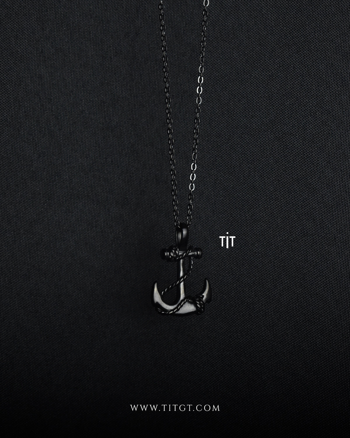 Collar Ancla de Mar Black