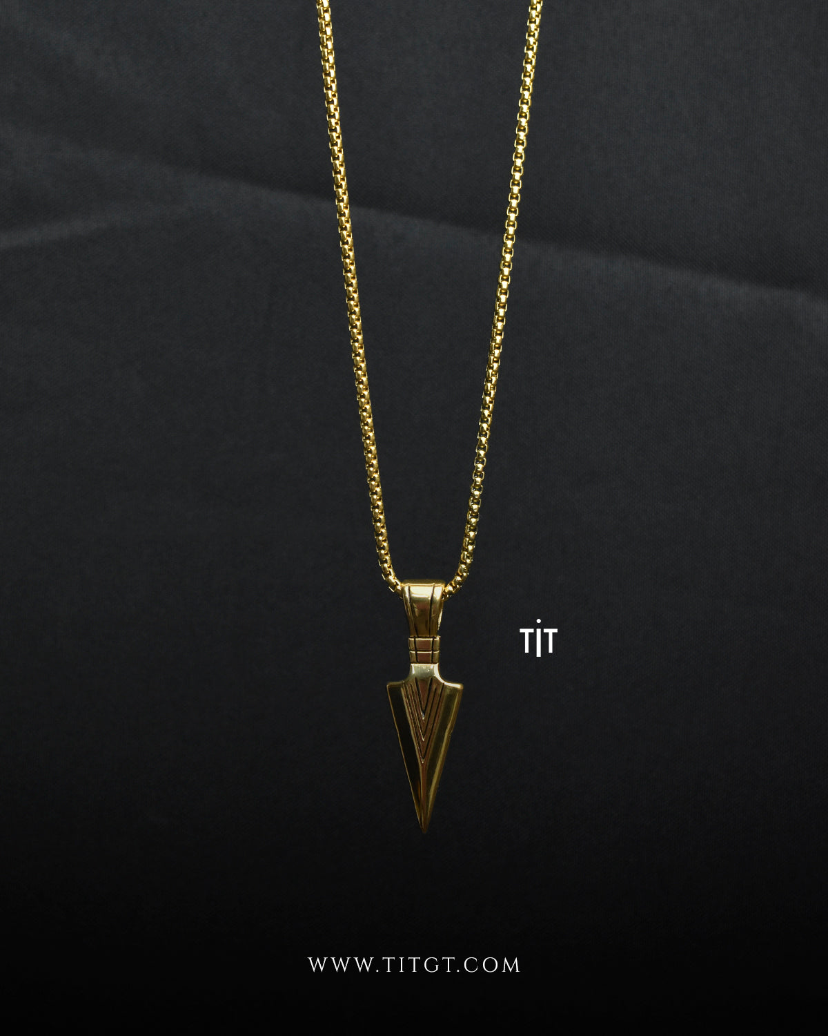 Collar Punta de Flecha Gold