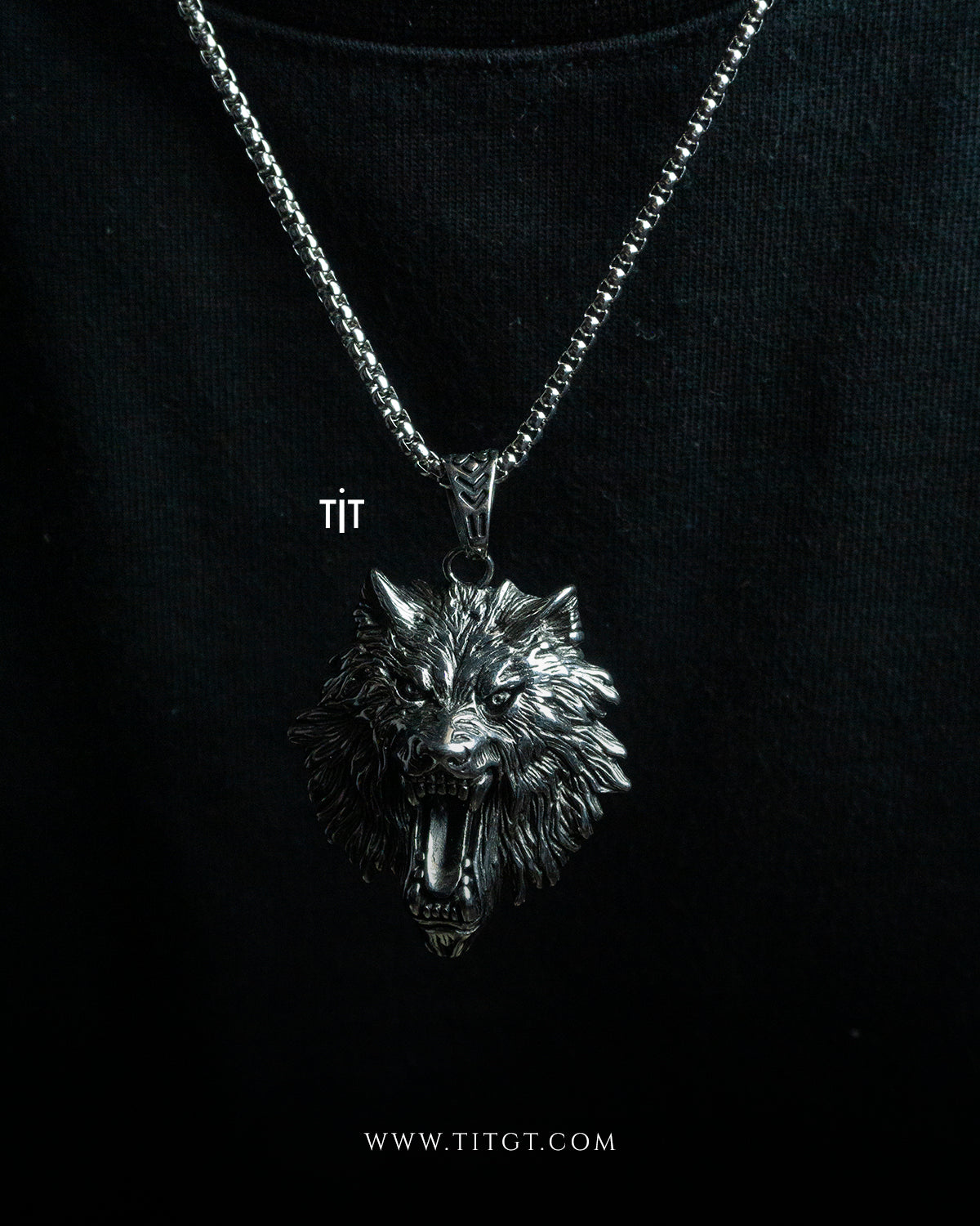 Collar de Lobo Silver