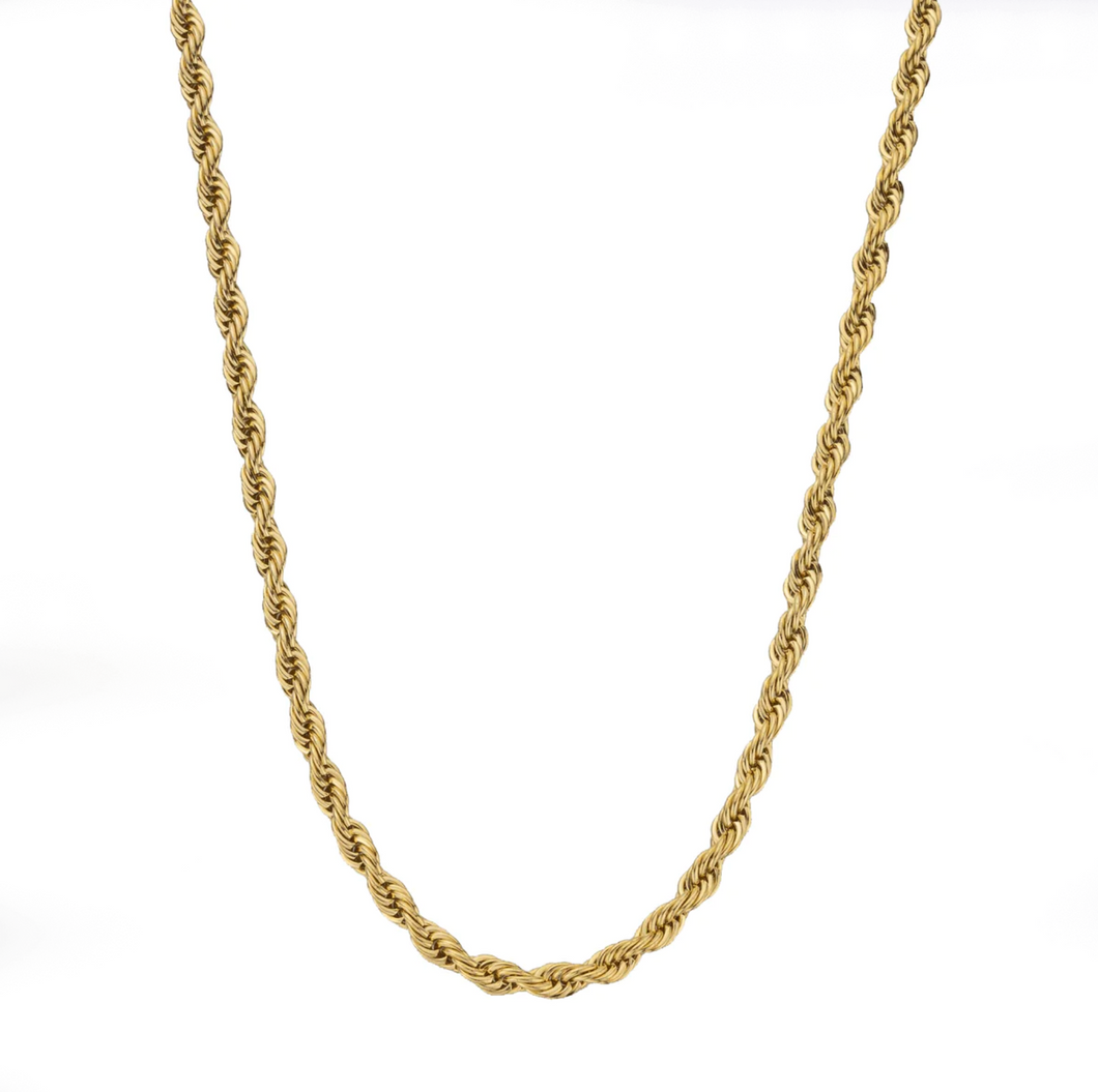 Cadena Rope Gold 4MM
